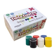 Tempera Guache Premium 6 Cores 15ml - Make+ | Tinta Lavável para Artesanato e Pintura Infantil - imagem 3