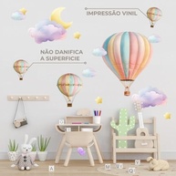 Adesivo Balão Infantil Lavável e Seguro para Decoração de Quarto - Design Criativo para Crianças - imagem 5