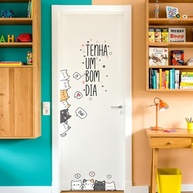 Adesivo Decorativo Infantil Gatos Lavável e Seguro - Ideal para Quarto de Bebê e Crianças - imagem 2
