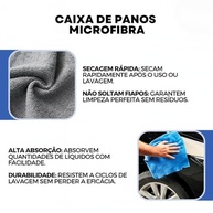 Pano de Limpeza em Microfibra Lavável - Caixa com 20 Unidades | Multiuso e Ecológico - imagem 4
