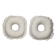 Kit 2 Rosquinhas De Amamentação Absorventes Seios Lavável 100% Algodão Tamanho:U;Cor:Bege - imagem 3
