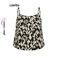 Regata Plus Size Boho Leopardo com Babados – LBL15462 - imagem 2
