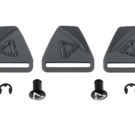 Leatt Fivelas de Reposição e Pacote de Parafusos para Joelheiras Dual Axis Knee Guard, Preto - imagem 1