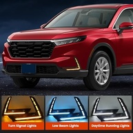 Luz de Circulação Diurna 3 Cores LED para Honda CR-V 2023-2024: Seta e Neblina Integradas - imagem 5