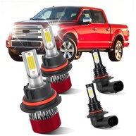 Lâmpadas LED 9007 HB5 e 9006 para Ford F150 97-00: Brilho 800% Superior, Plug and Play (Kit 4 Peças) - imagem 1