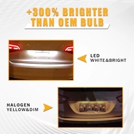 Conjunto de Luz de Placa LED para Dodge Durango 2014-2020: Branco Brilhante 6500K (2 Peças) - imagem 5