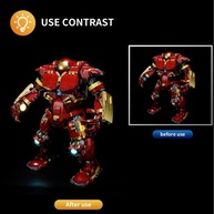 LED Light para Lego Marvel 76210 Hulkbuster - Iluminação Personalizada para Coleções - imagem 3