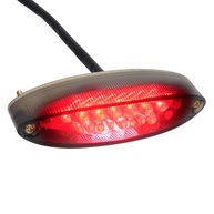 Lanterna Traseira LED Fumê NTHREEAUTO Universal para Moto e ATV - Freio e Placa - imagem 1