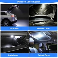 Kit 2 Luzes LED Internas para Carro - Estética Automotiva Multicolorida (7 em 1) - imagem 5
