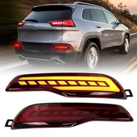 Refletores LED para Para-choque Traseiro Jeep Cherokee 2014-2018 - Segurança e Estilo Ampliados - imagem 2