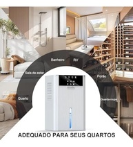 Desumidificador de Ar Ultra Silencioso 2200ml com LED Colorido - Ideal para Quarto e Banheiro - imagem 2