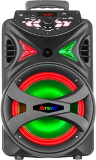 Caixa de Som Amplificada Amvox ACA 255 Hit 250W RMS: Bluetooth, FM, USB e LED - imagem 3