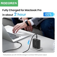 Cabo USB-C 100W Rocoren: Carregamento Turbo + Visor LED - imagem 3