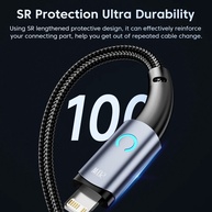 Cabo iPhone 20W Toocki: Carregamento Turbo + LED! - imagem 3