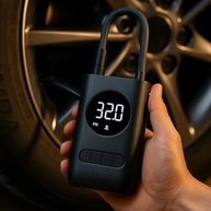 Compressor Portátil Digital com Lanterna LED: Calibragem Rápida e Segura para Pneus de Carro, Moto, Bike e Mais! - imagem 3