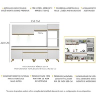 Cozinha Completa Veneza: 5 Peças com LED! - imagem 2
