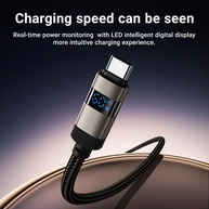 Cabo USB-C 60W ACEFAST: Carregamento Rápido + Display LED - imagem 4