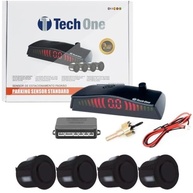 Sensor de Estacionamento 4 Pontos Preto Fosco com Display LED e Sinal Sonoro: Estacione com Confiança! - imagem 2