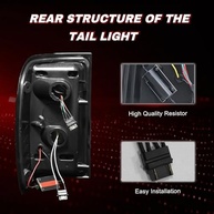 Luzes Traseiras LED Fumê SINYATO para Ford Ranger 2001-2011 | Alta Visibilidade e Segurança - imagem 4