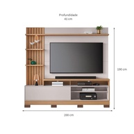 Estante Home Theater TV 65" Maceió: Design e LED - imagem 2