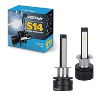 Lâmpada Super LED Mini Shocklight 32W S14 Nano H1 6000K: Iluminação Potente e Moderna - imagem 1