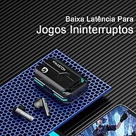 Fone Gamer Bluetooth RS-61: Som Imersivo e LED! - imagem 2