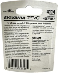 SYLVANIA ZEVO 4157 LED: Iluminação Branca Super Brilhante para DRL e Ré (Pacote com 2) - imagem 5