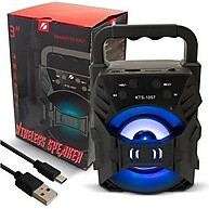 Caixa de Som Bluetooth Potente KTS-1057: Portátil e LED - imagem 1