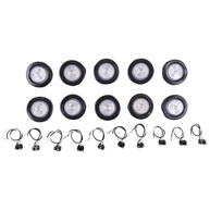 Luzes de Freio Traseiras Redondas 4 LED 5cm - Segurança e Estilo para seu Caminhão/Reboque - imagem 2