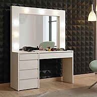 Camarim Maquiagem Anne: 5 Gavetas e Iluminação LED - imagem 2