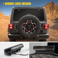 Terceira Luz de Freio LED Fumê para Jeep Wrangler JL/4xe (2018-2025) - Upgrade Premium - imagem 4