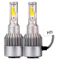 Par Lâmpadas Full LED H11 Farol Neblina Alto Baixo 6500K 4800LM - imagem 1