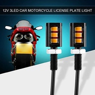 Luz de Placa LED Amarela Lyrlody 12V 3W Universal - Segurança e Estilo para Carros e Motos - imagem 5