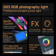 Mini LED RGB: Iluminação Portátil para Vídeos - imagem 3