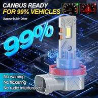 Lâmpadas LED Neblina H11 para Mercedes-Benz GL450, ML350, E, GLK: Brilho Intenso e Segurança Plug and Play (2 Unidades) - imagem 3