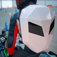 Mochila de Equitação LED, Tela Colorida 48x48 Programável para Motocicleta, Capa Rígida Com Controle de Aplicativo Móvel, para Viagens de Acampamento de Ciclismo - imagem 5
