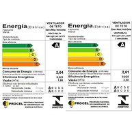 Ventilador de Teto New Light LED 3 Pás Preto 127V - Moderno e Silencioso | Venti Delta - imagem 4