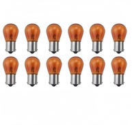 Kit 12 Lâmpadas LED Âmbar PY21W S25 1156A para Freio, Seta e Ré - Universal 12V - imagem 2