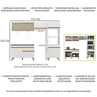 Cozinha Compacta Veneza: 4 Peças + LED! - imagem 2