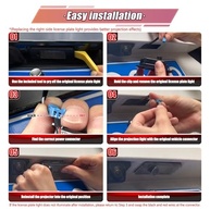 Luz de Placa LED Premium para BMW, Audi e VW: Projeção Elegante e Instalação DIY - imagem 4