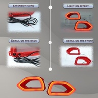 Luz de LED Sequencial para Grade Frontal Dodge Charger SRT/Scat Pack 2015-2019 - DRL e Seta Dinâmica - imagem 5