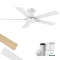 Ventilador de Teto Inteligente 106cm com Luz LED, Controle por Voz, Wi-Fi e App - Motor Silencioso CC - imagem 2