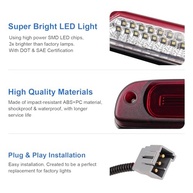 3ª Luz de Freio LED Estroboscópica para Ford F250/F350/F450/F550 Super Duty e Ranger - Alta Visibilidade e Segurança - imagem 5