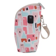 Aquecedor de Mamadeira USB Rosa com Display LED e Bolsa Térmica Portátil para Bebês - imagem 2