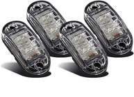 Kit 4 Lanternas LED Vigia Teto Van, Caminhão e Ônibus 12/24V - Segurança e Estilo KLX - imagem 2