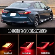 Lanterna Traseira LED Externa para Toyota Camry XLE/XSE 2025 - Lado Passageiro (Substitui 81550-AQ020) - imagem 4