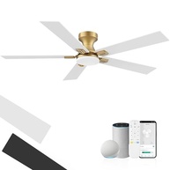 Ventilador de Teto Inteligente 132cm com Controle Wi-Fi, LED Regulável e Compatibilidade Alexa - imagem 2