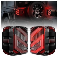 Lanternas Traseiras LED Transparentes para Jeep Wrangler JL (2018-2023) - Estilo S, 3 em 1, Alta Performance - imagem 1