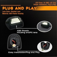 Kit 2 Luzes de Placa LED Xenon Branco 6000K para Cadillac Escalade, Silverado, Tahoe, Sierra, Yukon - imagem 4