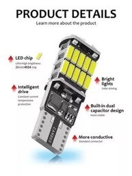 Ilumine Seu Caminho: Par de Lâmpadas Pingo T10 26 LEDs Canbus Super Branca - imagem 3